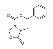 N-Cbz-4-甲基-5-氧代噁唑烷结构式