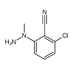 2-[amino(methyl)amino]-6-chlorobenzonitrile Structure