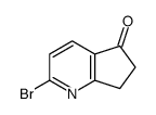 2-Bromo-6,7-Dihydro-5H-Cyclopenta[B]Pyridin-5-One Structure