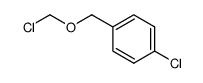 1-chloro-4-(chloromethoxymethyl)benzene Structure