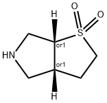 (3aS,6aS)-hexahydro-2H-1lambda6-thieno[2,3-c]pyrrole-1,1-dione, cis结构式