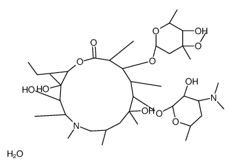 一水阿奇霉素结构式