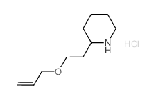 2-[2-(Allyloxy)ethyl]piperidine hydrochloride Structure