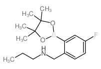 2-(丙基氨基甲基)-5-氟苯硼酸频那醇酯图片