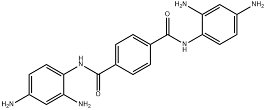 N,N'-bis(2,4-diaminophenyl)terephthalamide结构式