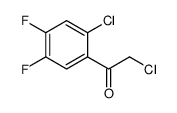 2-chloro-1-(2-chloro-4,5-difluorophenyl)ethanone Structure