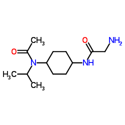 N-{4-[Acetyl(isopropyl)amino]cyclohexyl}glycinamide结构式