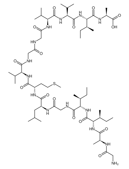 amyloid β-protein(29-42) Structure