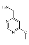 (6-methoxypyrimidin-4-yl)methanamine structure