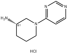 (S)-1-(Pyrimidin-4-yl)piperidin-3-aminedihydrochloride Structure
