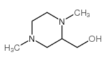 (1,4-二甲基-2-哌嗪基)甲醇结构式