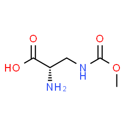 L-Alanine, 3-[(methoxycarbonyl)amino]- (9CI)结构式