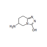 6-Amino-5,6,7,8-tetrahydro-[1,2,4]triazolo[4,3-a]pyridin-3-ol Structure