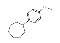 1-cycloheptyl-4-methoxybenzene Structure