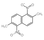 Naphthalene,2,6-dimethyl-1,5-dinitro- structure