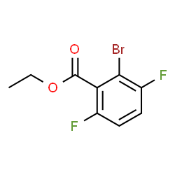 Ethyl 2-bromo-3,6-difluorobenzoate结构式