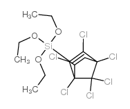 1,2,3,4,7,7-HEXACHLORO-6-TRIETHOXYSILYL-2-NORBORNENE Structure