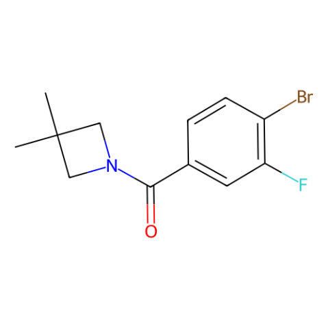 (4-Bromo-3-fluorophenyl)(3,3-dimethyl-1-azetidinyl)methanone picture