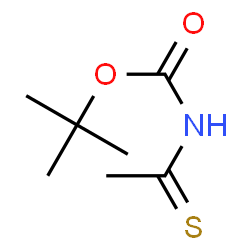 Carbamic acid, (1-thioxoethyl)-, 1,1-dimethylethyl ester (9CI)结构式