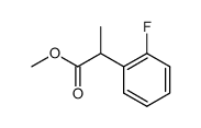 methyl 2-(2-fluorophenyl)propanoate结构式