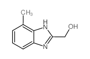 (7-METHYL-1H-BENZO[D]IMIDAZOL-2-YL)METHANOL structure