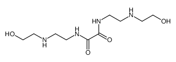 N,N'-bis[2-(2-hydroxyethylamino)ethyl]oxamide Structure