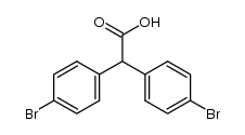 bis-(4-bromo-phenyl)-acetic acid结构式