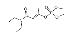 phosphoric acid-(2-diethylcarbamoyl-1-methyl-vinyl ester)-dimethyl ester Structure