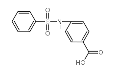 4-(苯磺酰胺基)苯甲酸结构式