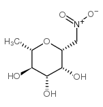 β-L-RHAMNOPYRANOSYL NITROMETHANE结构式