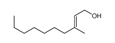 3-methyldec-2-en-1-ol结构式