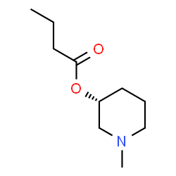 Butanoic acid, (3R)-1-methyl-3-piperidinyl ester (9CI)结构式