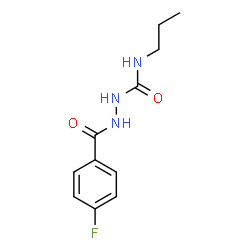 2-(4-FLUOROBENZOYL)-N-PROPYL-1-HYDRAZINECARBOXAMIDE Structure