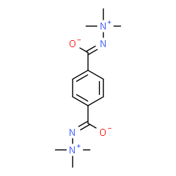 2,2'-terephthaloyl bis(trimethylhydrazinium)结构式