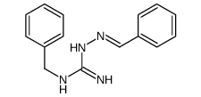 1-Benzyl-3-(benzylideneamino)guanidine Structure