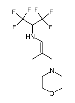 (2-methyl-3-morpholin-4-yl-propylidene)-(2,2,2-trifluoro-1-trifluoromethyl-ethyl)-amine结构式