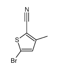 5-bromo-3-methylthiophene-2-carbonitrile structure