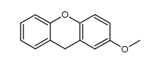 2-methoxy-9H-xanthene Structure