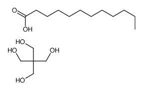 2,2-bis(hydroxymethyl)propane-1,3-diol,dodecanoic acid结构式