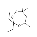 3,3-diethyl-5,7,7-trimethyl-1,2,4-trioxepane结构式