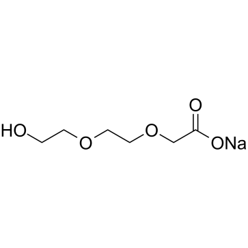 Hydroxy-PEG2-CH2COONa结构式