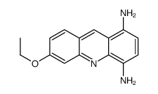 6-ethoxyacridine-1,4-diamine Structure