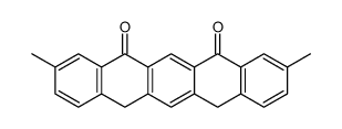 3,9-dimethyl-12,14-dihydropentacene-5,7-dione结构式