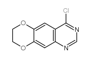 4-氯-6,7-二亚甲基二羟喹唑啉结构式