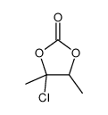 1,3-Dioxolan-2-one,4-chloro-4,5-dimethyl-结构式