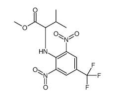 methyl 2-[2,6-dinitro-4-(trifluoromethyl)anilino]-3-methylbutanoate Structure