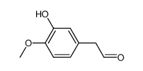 3-Hydroxy-4-methoxybenzeneacetaldehyde Structure