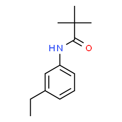 Propanamide, N-(3-ethylphenyl)-2,2-dimethyl- (9CI)结构式