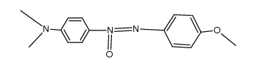 (Z)-1-(4-(dimethylamino)phenyl)-2-(4-methoxyphenyl)diazene oxide结构式