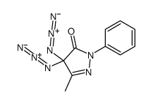 4,4-diazido-5-methyl-2-phenylpyrazol-3-one结构式